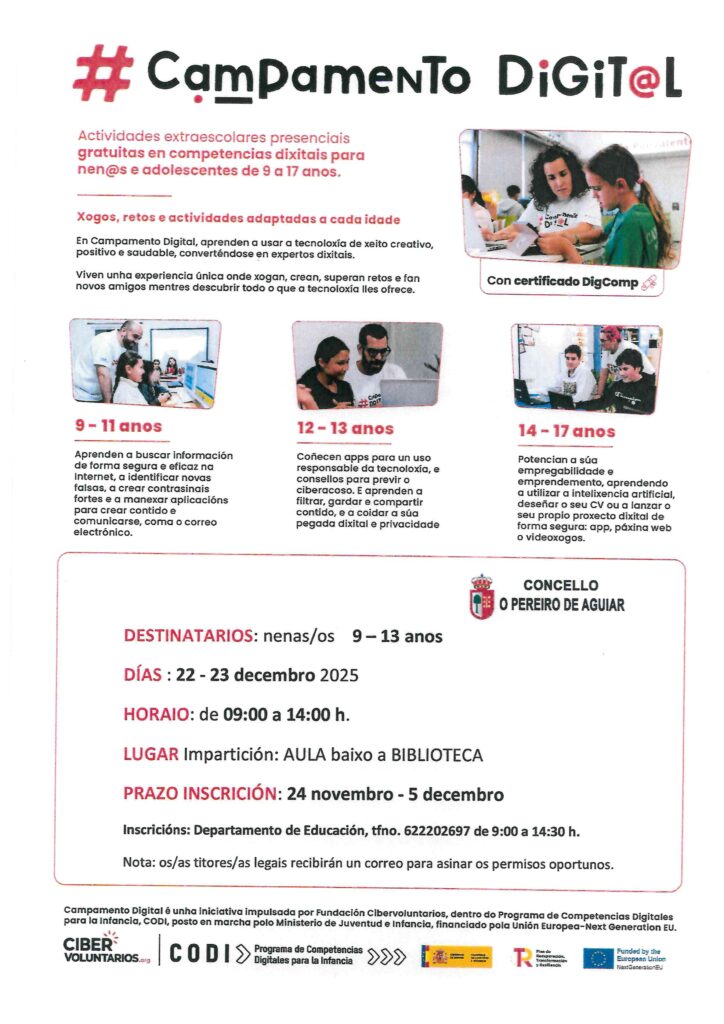 Campamento Dixital | Concello do Pereiro de Aguiar