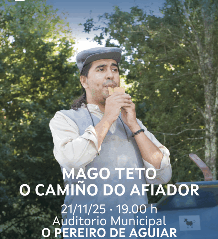 O Concello do Pereiro de Aguiar acolle o espectáculo “O Camiño do Afiador” do Mago Teto