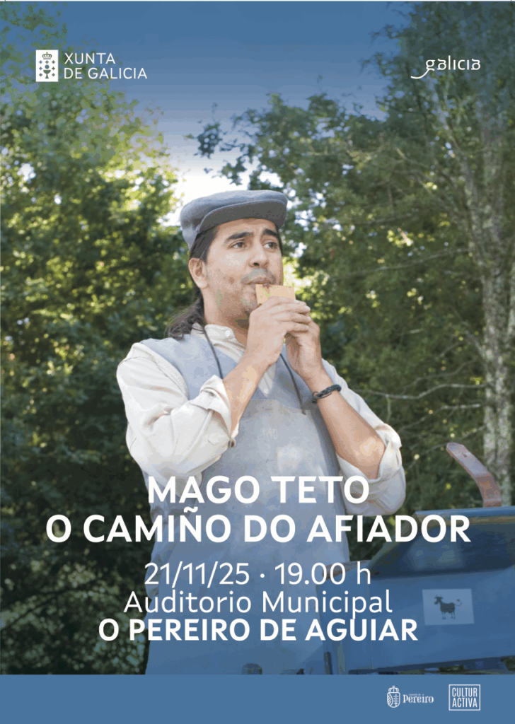 O Concello do Pereiro de Aguiar acolle o espectáculo “O Camiño do Afiador” do Mago Teto