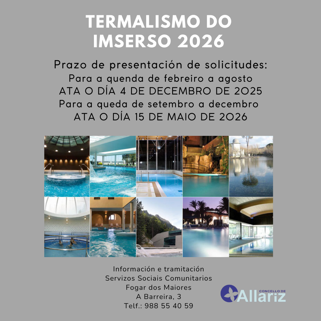 Programa de Termalismo do Imserso 2026