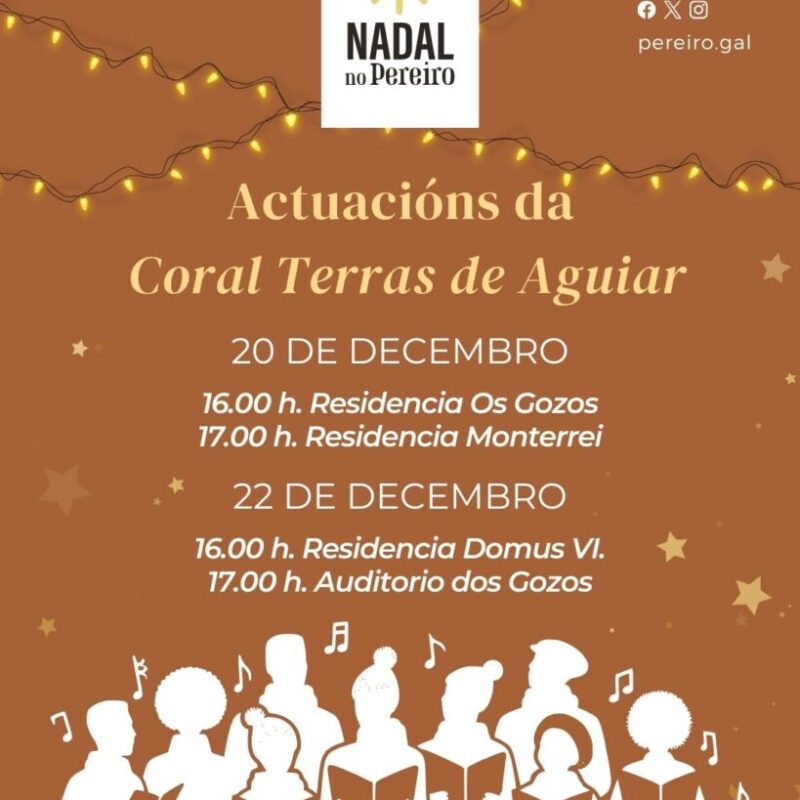 Actuación da Coral Terras de Aguiar