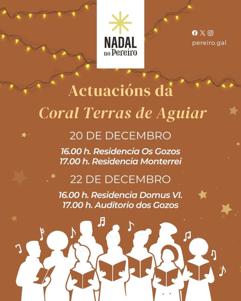 Actuación da Coral Terras de Aguiar