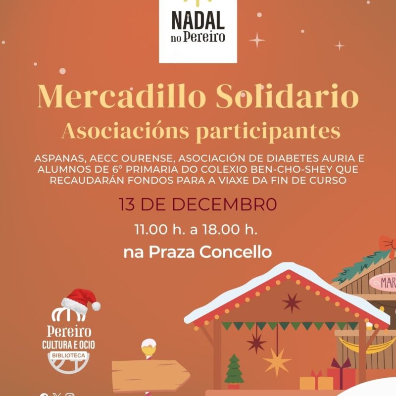 Mercadillo solidario de nadal