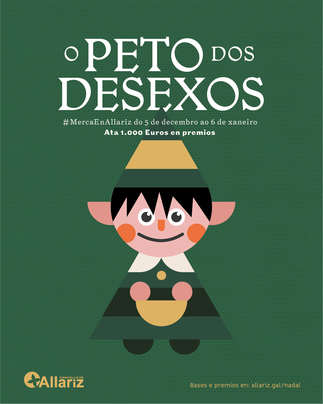 O Concello de Allariz presenta a campaña de Nadal 2025 “O Peto dos Desexos”