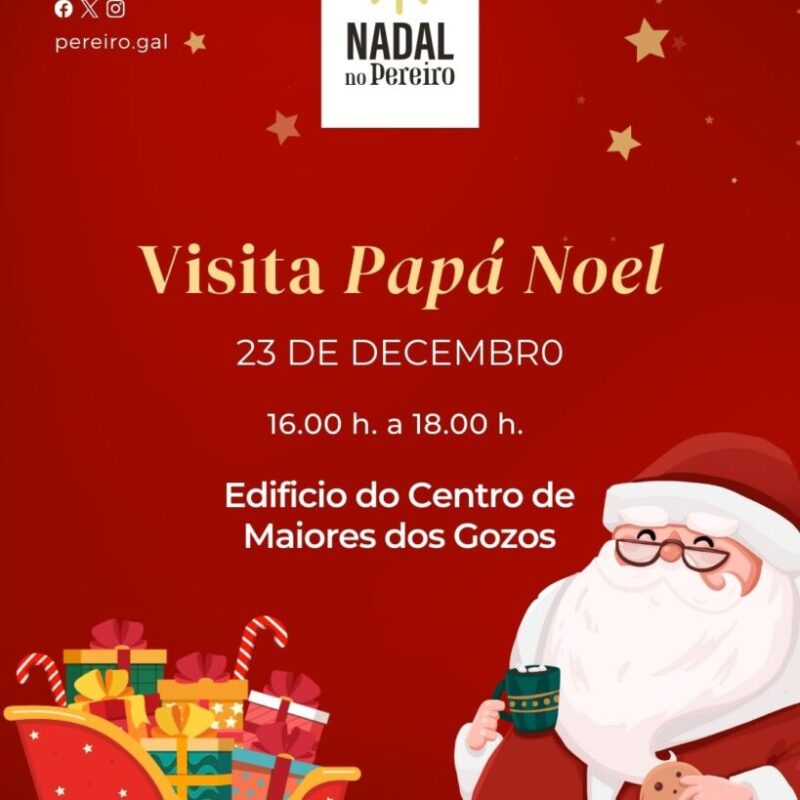 Visita Papá Noel | Concello do Pereiro de Aguiar