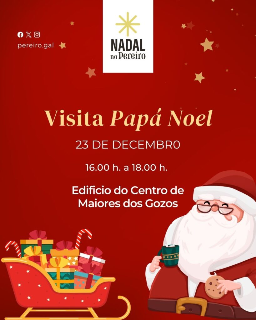 Visita Papá Noel | Concello do Pereiro de Aguiar