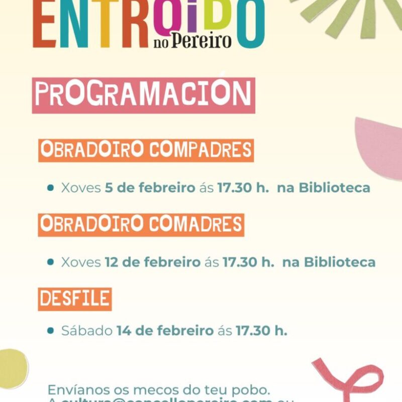 Programación Entroido no Pereiro 2026