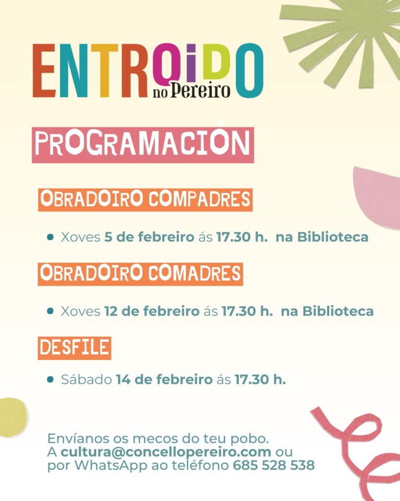 Programación Entroido no Pereiro 2026