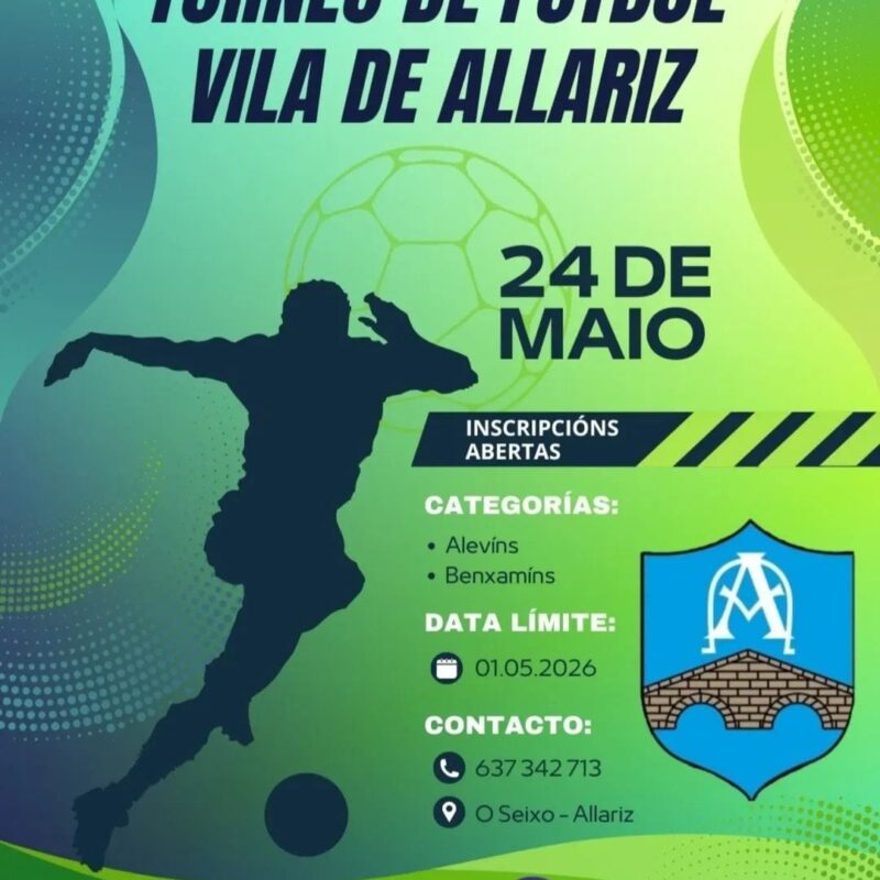 Allariz prepara o seu primeiro torneo de fútbol base.