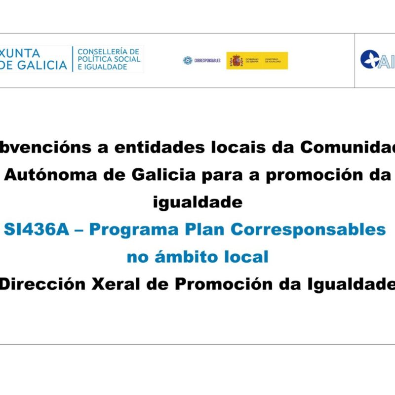 Plan corresponsables: SI436A Axudas e subvencións a entidades