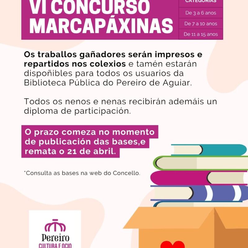 Bases do VI Concurso de marcapáxinas