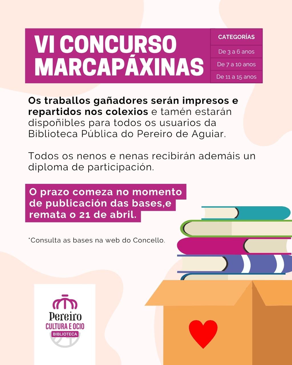 Bases do VI Concurso de marcapáxinas