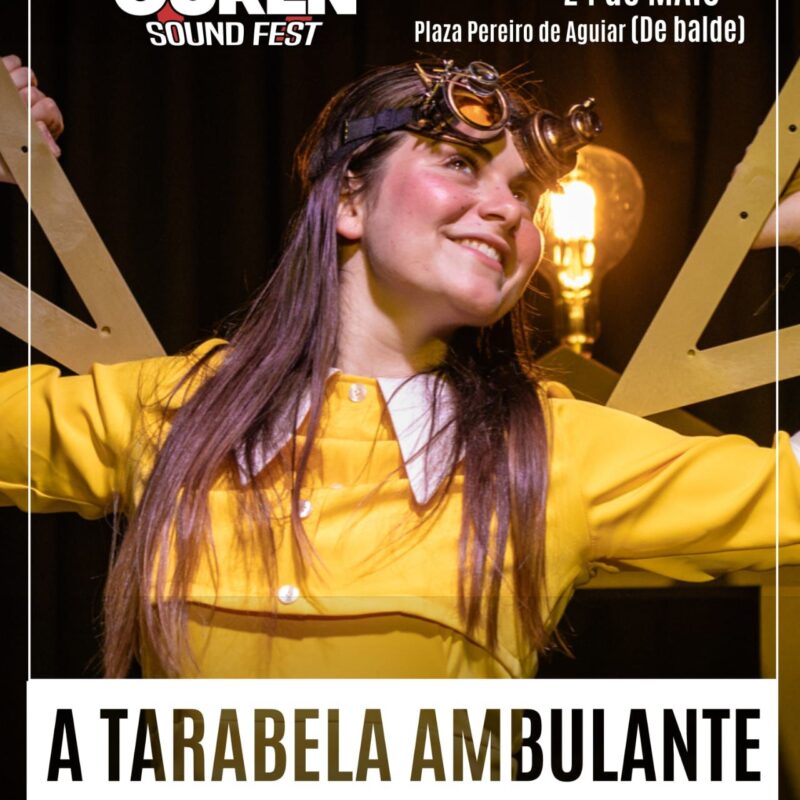 A tarabela ambulante na plaza do concello