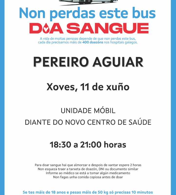 Campaña doazón de sangue | 11 de Xuño
