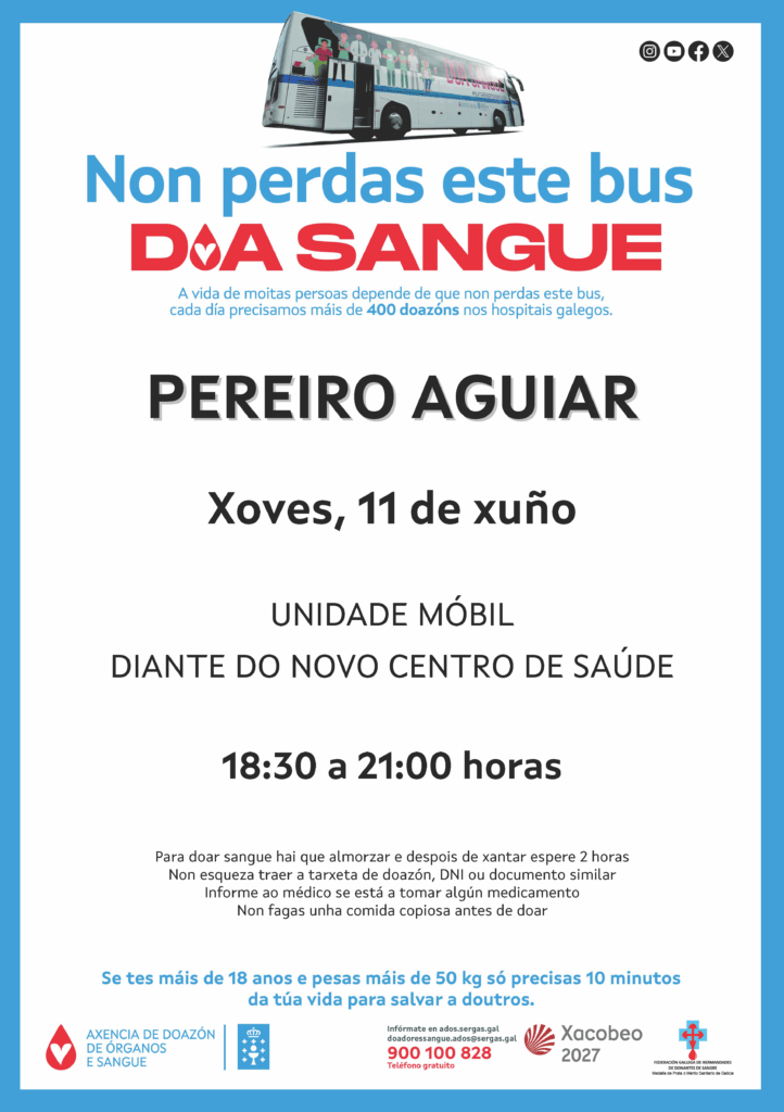 Campaña doazón de sangue | 11 de Xuño