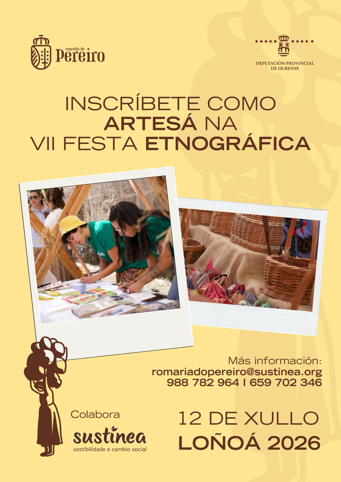 Inscríbete como Artesá na VII Festa Etnográfica