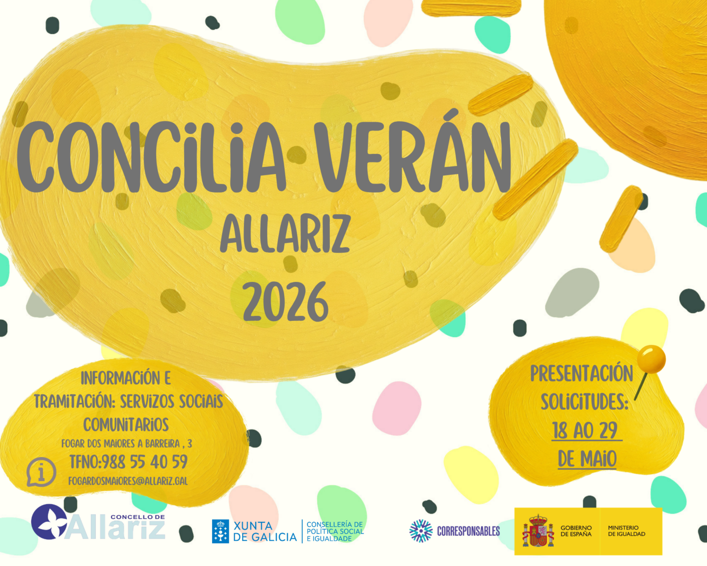 Lista provisional de crianzas admitidas no Concilia Verán 2026