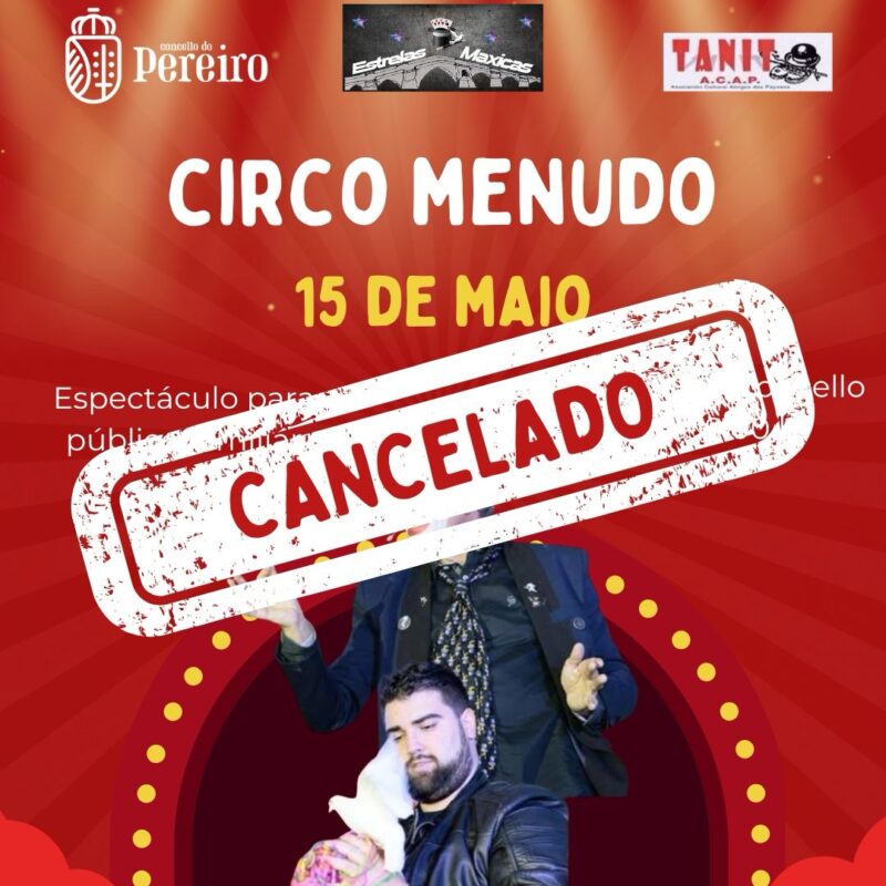 SUSPENDIDO, NOVA DATA Circo Menudo | Espectáculo para público familiar Copiar