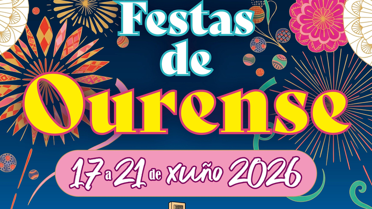 O Concello presenta o programa das Festas de Ourense 2026: cinco días de música e actividades de lecer do 17 ao 21 de xuño