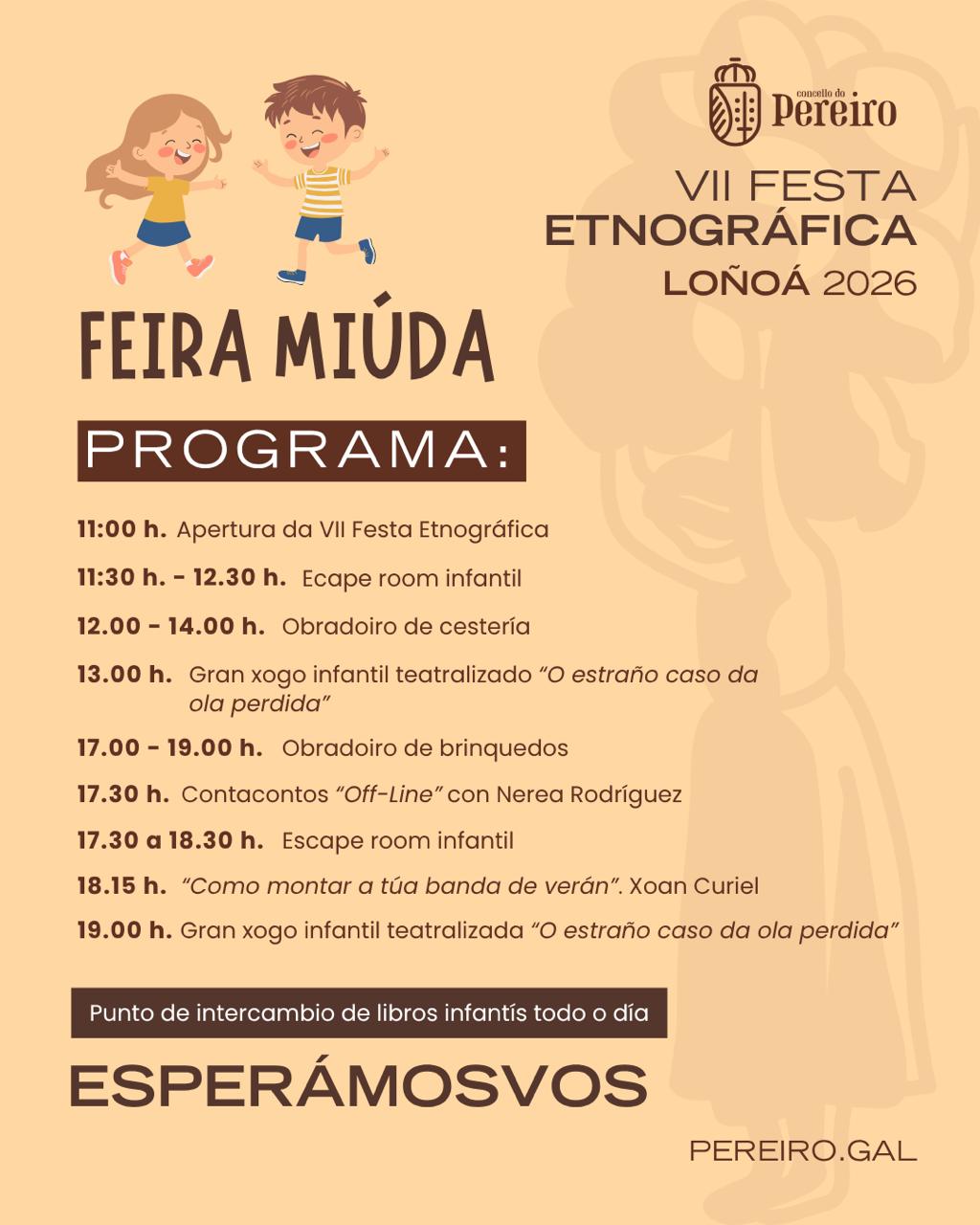 A Feira Miúda enche de actividades infantís a VII Festa Etnográfica de Loñoá