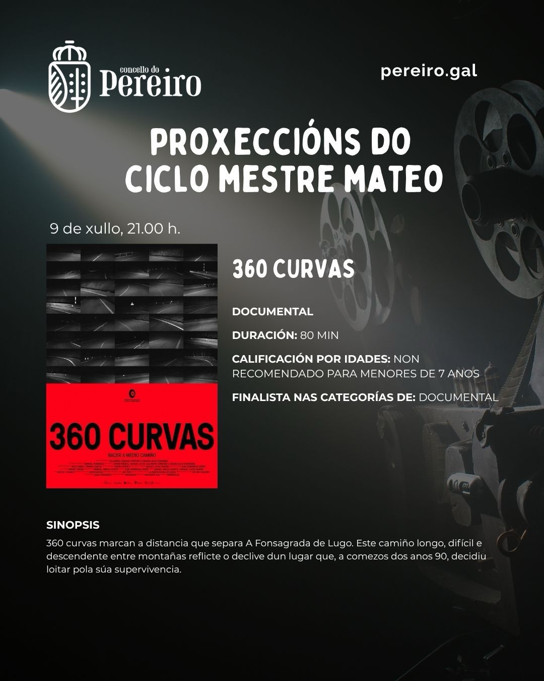 Ciclo Mestre Mateo | 360 Curvas