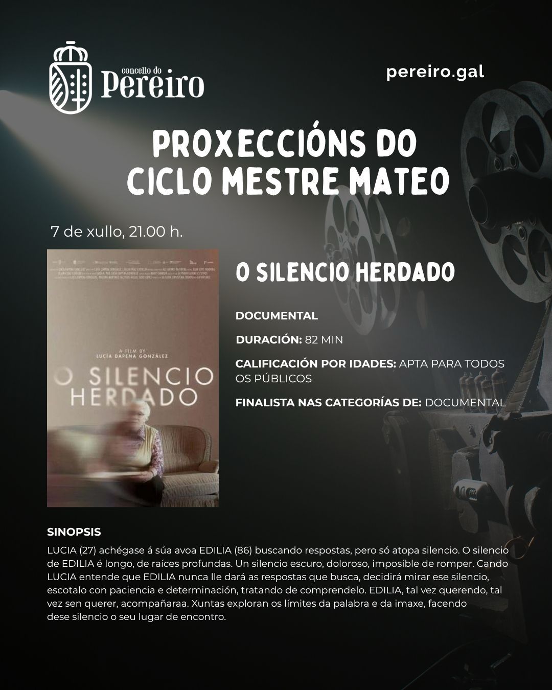 Ciclo Mestre Mateo | O silencio herdado