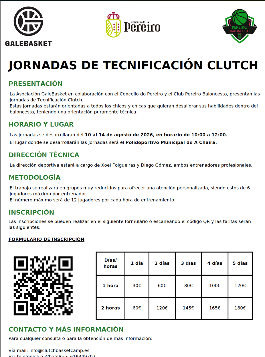 10-14/08 | JORNADAS DE TECNIFICACIÓN CLUTCH