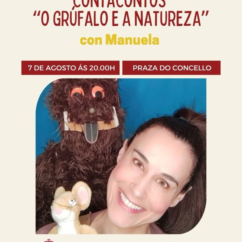 7 de Agosto | Contacontos "O Grúfalo e a Natureza" con Manuela