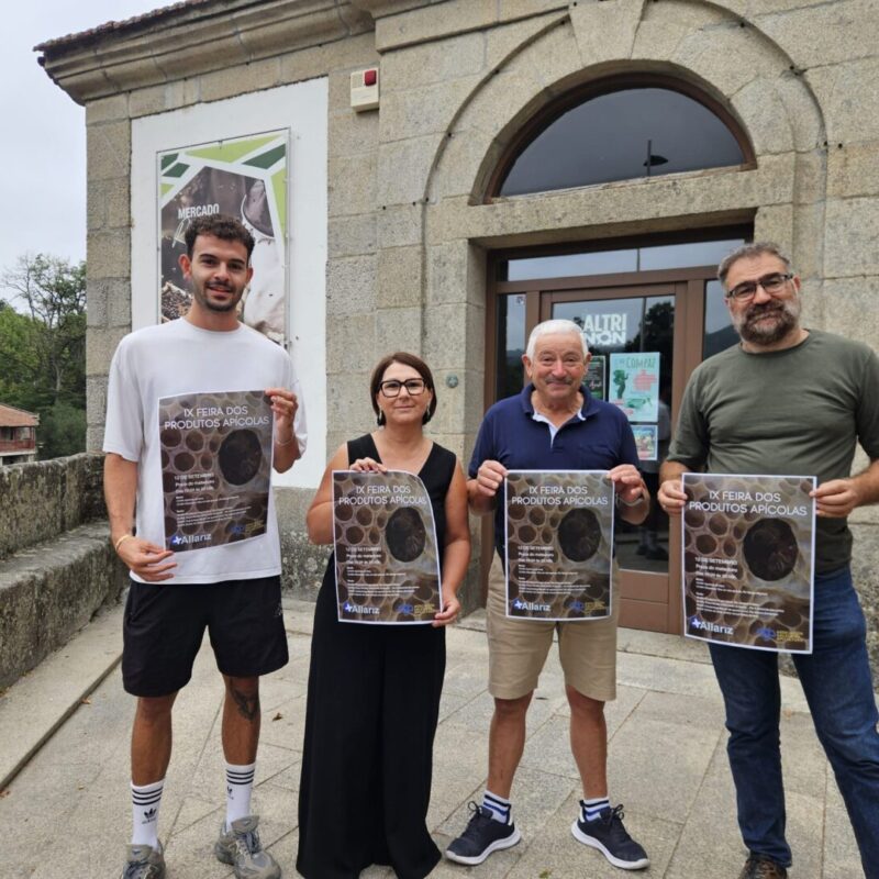 O Concello de Allariz presenta a IX Feira dos Produtos Apícolas que se celebrará o 12 de setembro
